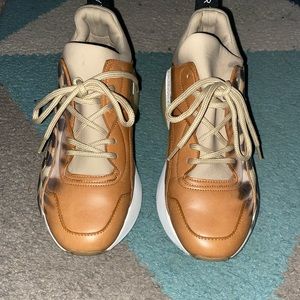 Stella McCartney Brown animal print trainers